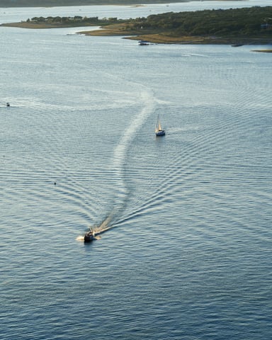 Boats on Lake Travis near Canyon Lake Texas